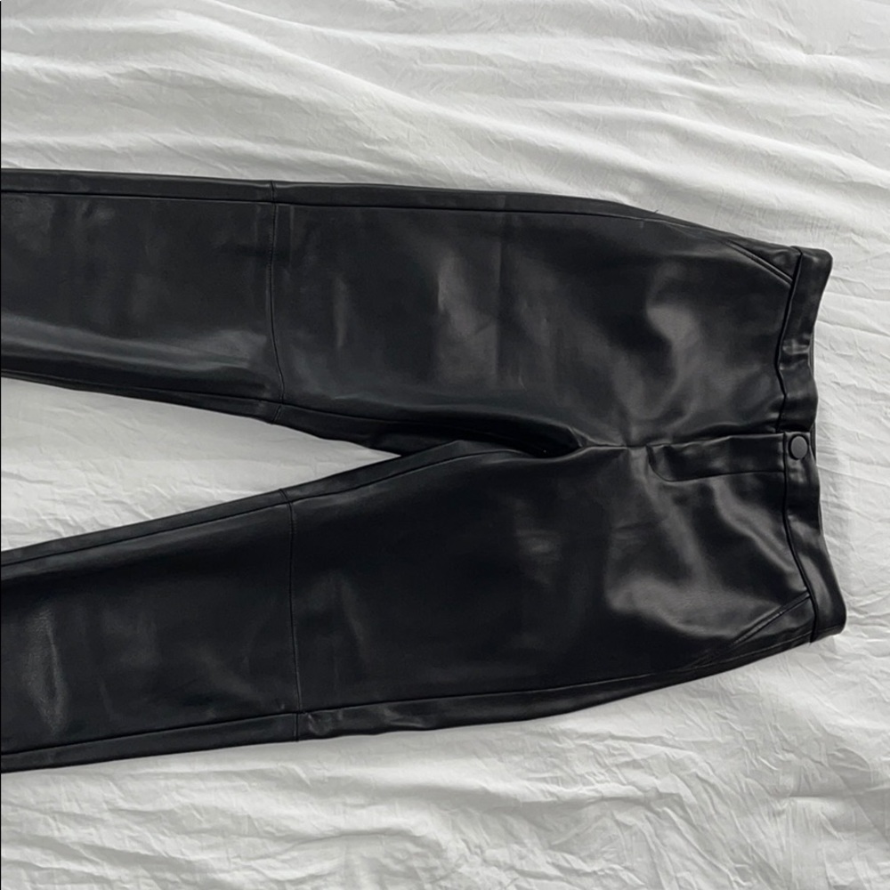 ZARA Faux Leather Leggings